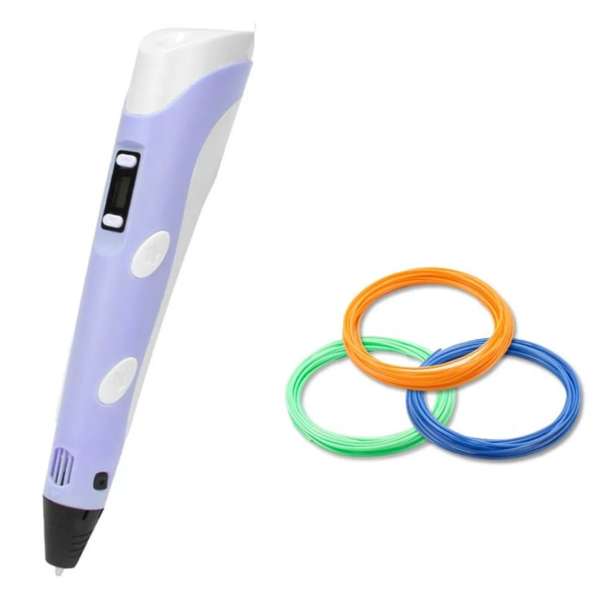3D Pen med Justerbar Hastighed og Temperaturkontrol