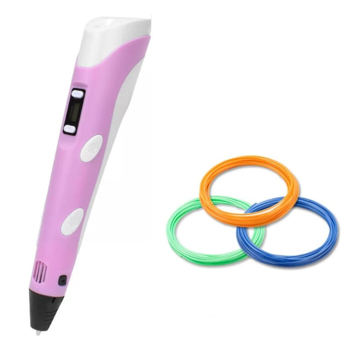 3D Pen med Justerbar Hastighed og Temperaturkontrol