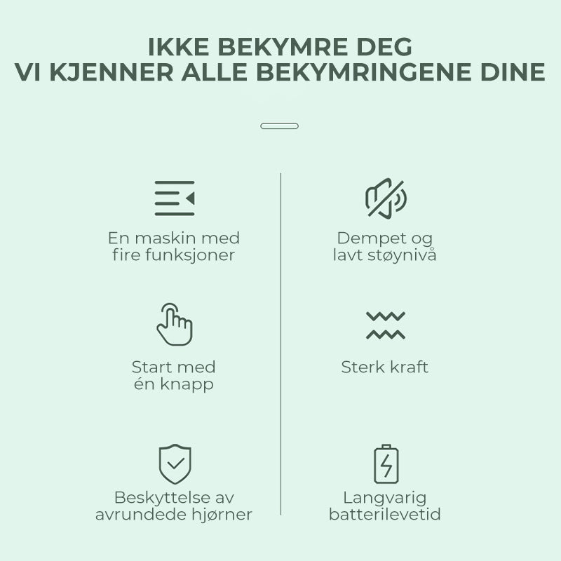 Stille 4-i-1 Kæledyrstrimmer med Neglesliber til Katte og Hunde