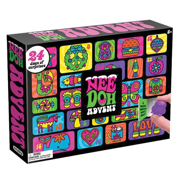 Børne Julekalender med 24 Stykker Fidget Legetøj og Squishies