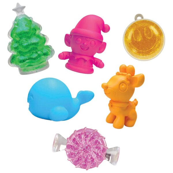 Børne Julekalender med 24 Stykker Fidget Legetøj og Squishies