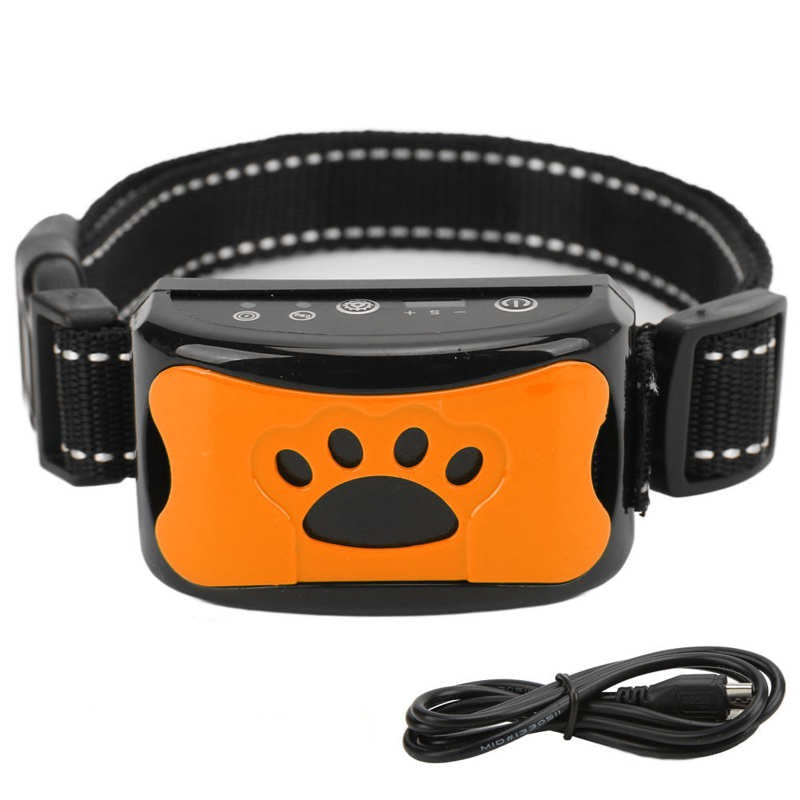 Antigø Halsbånd til Hund med Ultralyd og Vibration