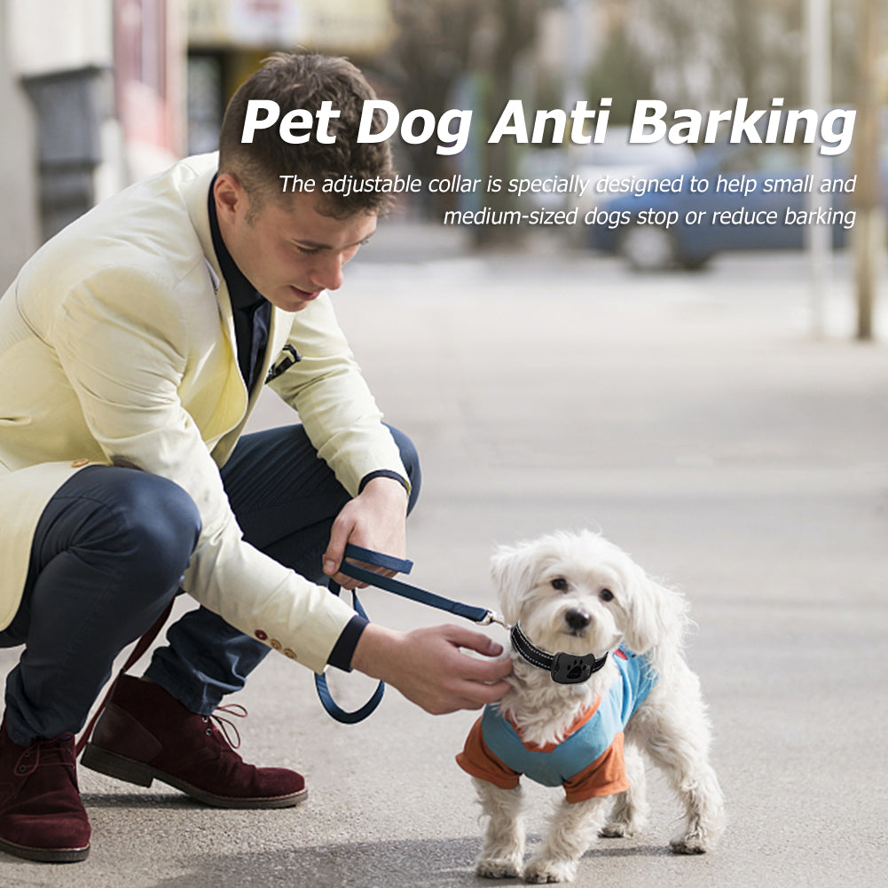 Antigø Halsbånd til Hund med Ultralyd og Vibration