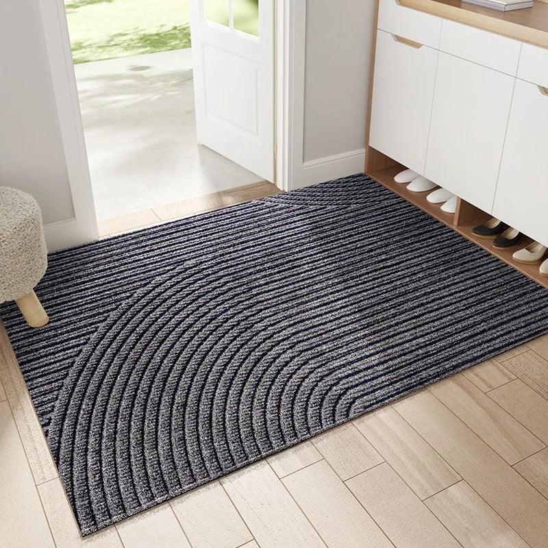 Skridsikker Dørmåtte i PVC med Skandinavisk Design til Inde og Ude