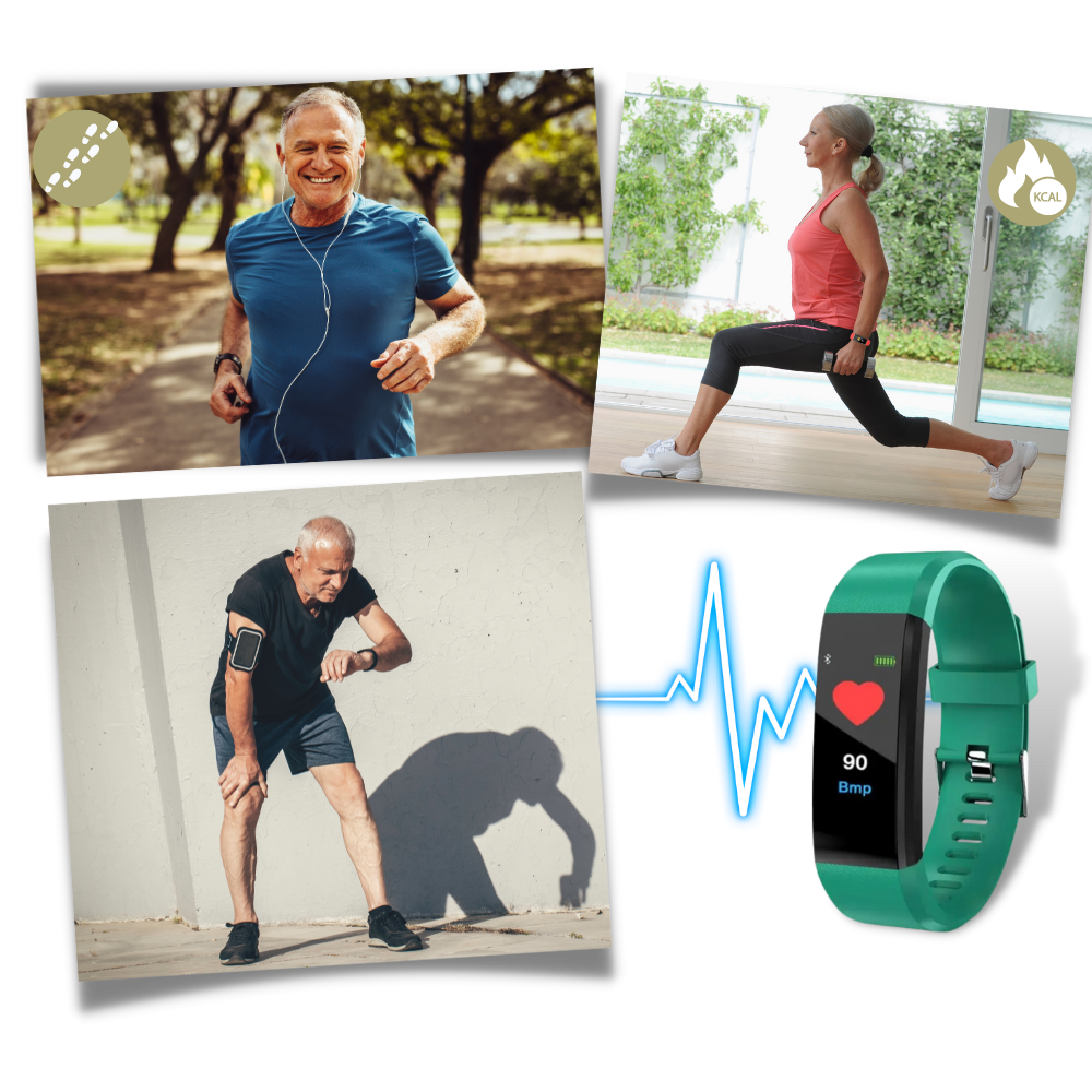 Smartwatch til Ældre med Klart Display og Enkel Betjening