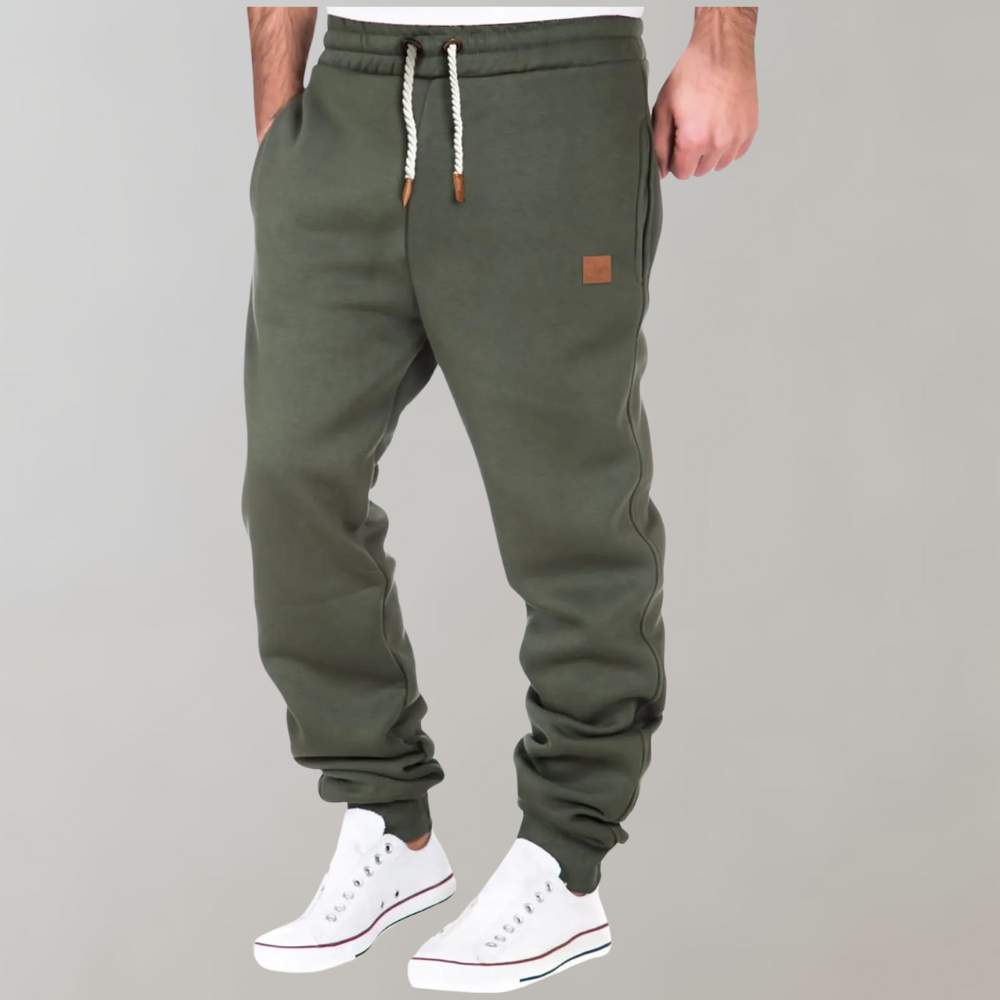 Herre Baggy Joggingbukser med Afslappet Pasform til Sommer