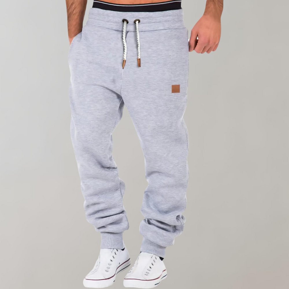 Herre Baggy Joggingbukser med Afslappet Pasform til Sommer