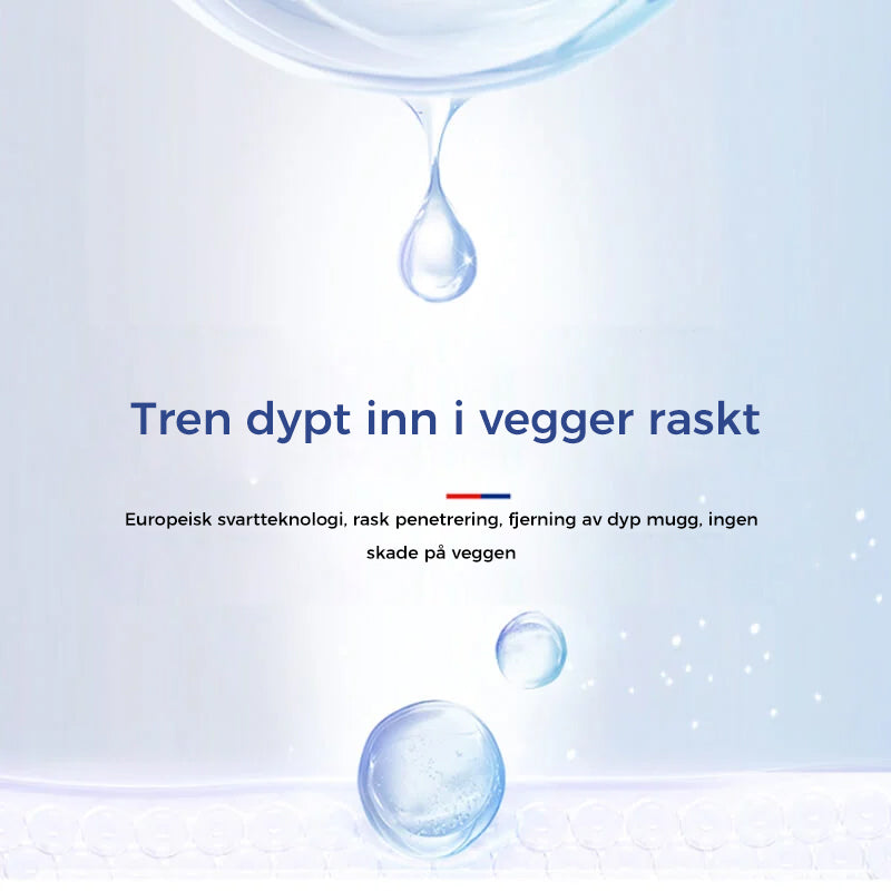 Skimmelfjerner Spray med Aktiv Klor til Badeværelse og Køkken