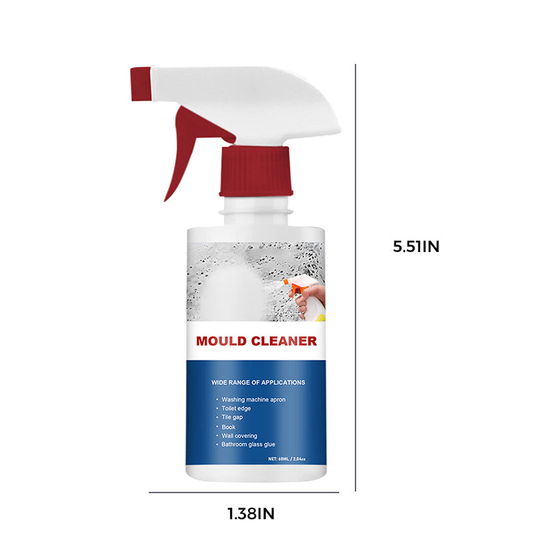 Skimmelfjerner Spray med Aktiv Klor til Badeværelse og Køkken