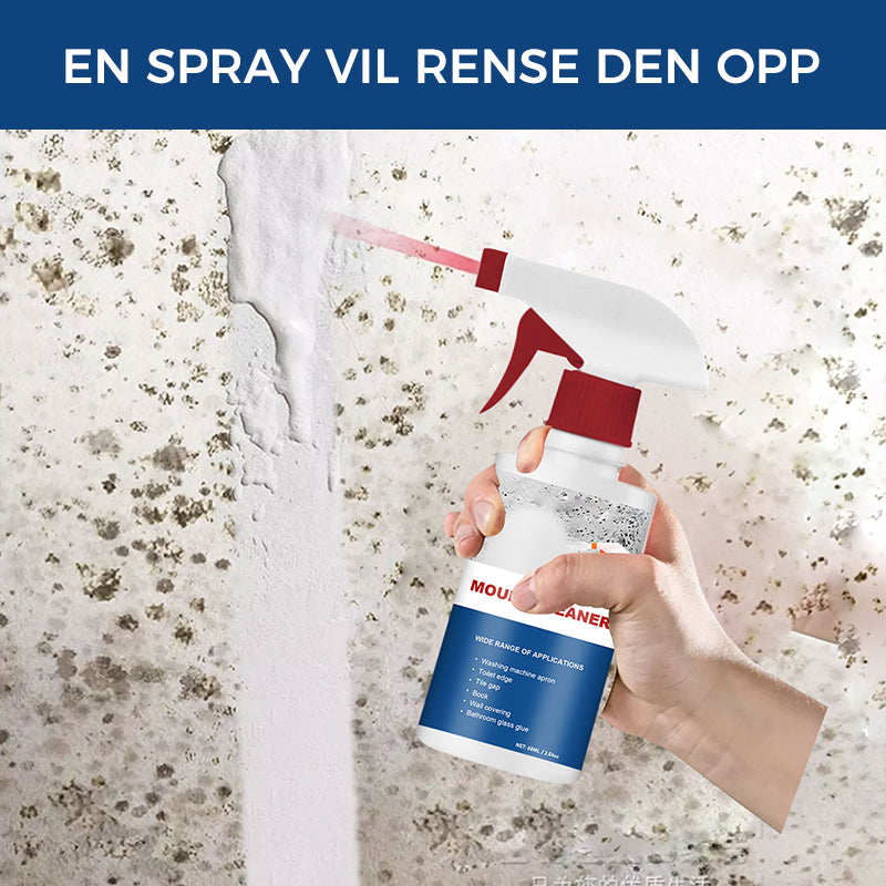 Skimmelfjerner Spray med Aktiv Klor til Badeværelse og Køkken