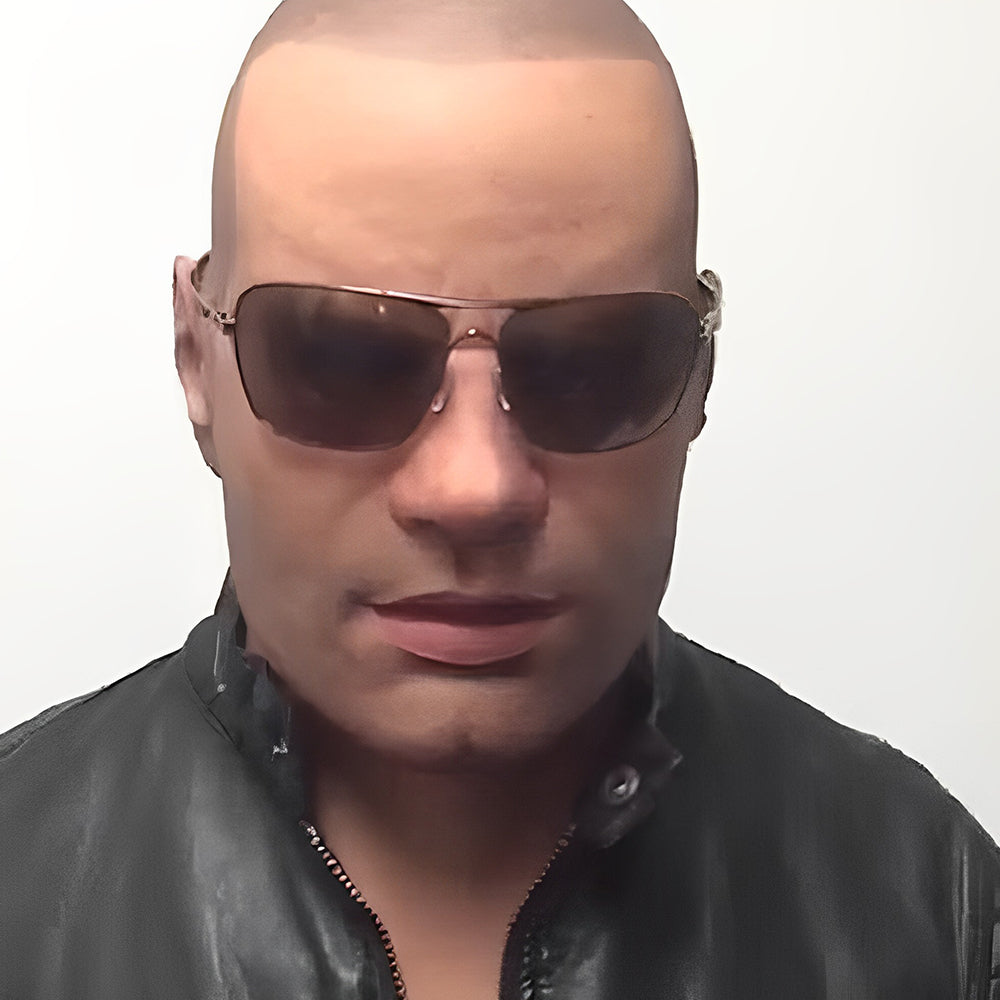 Unisex Realistisk Latexmaske med Bevægelig Mund til Cosplay