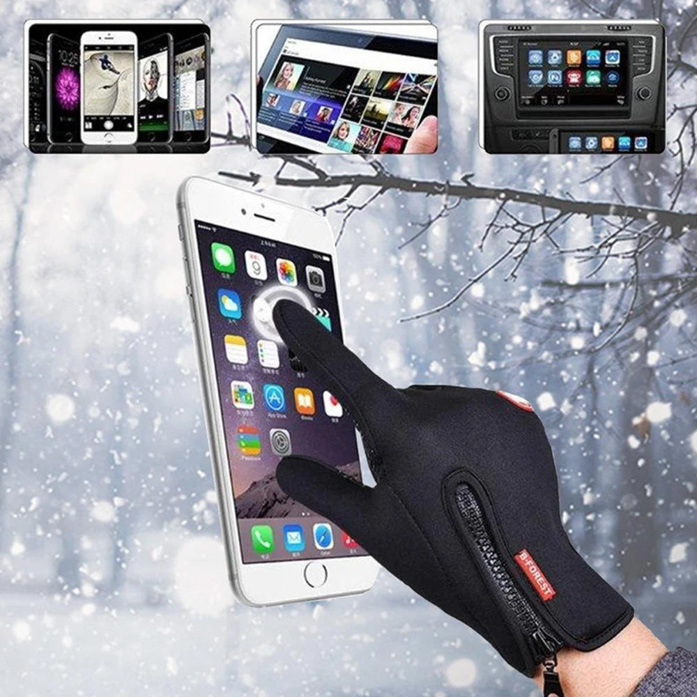 Unisex Vandtætte Vinterhandsker med Touch-fingerspidser