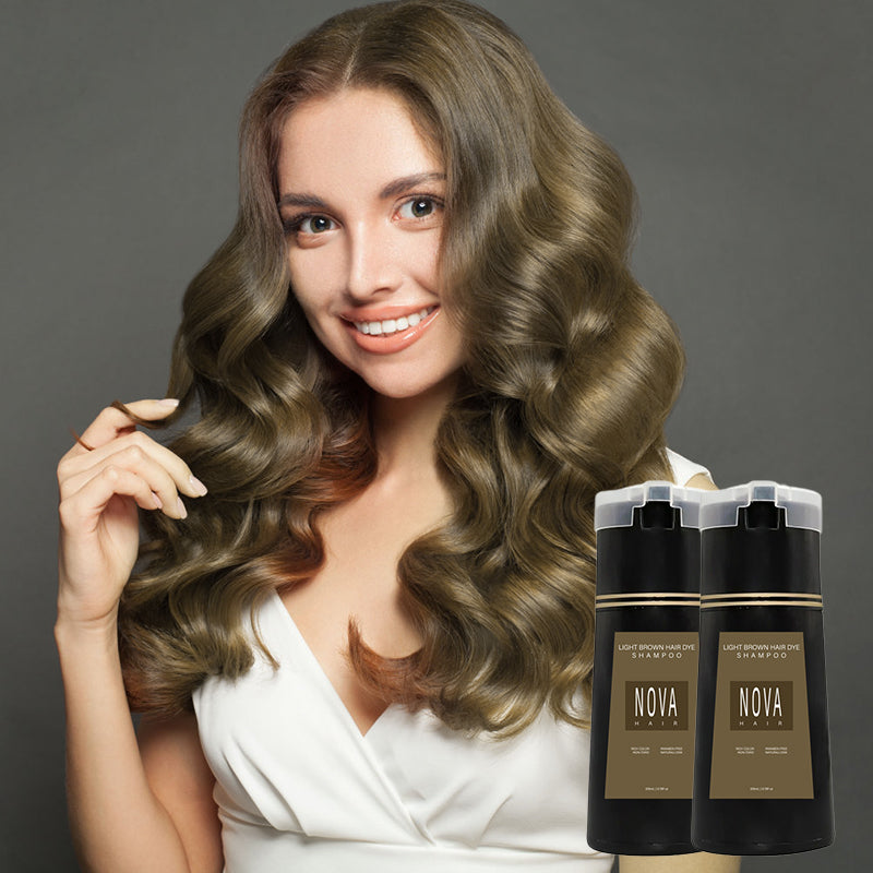 Øjeblikkelig Hårfarveshampoo der Dækker Gråt Hår på 10 Minutter