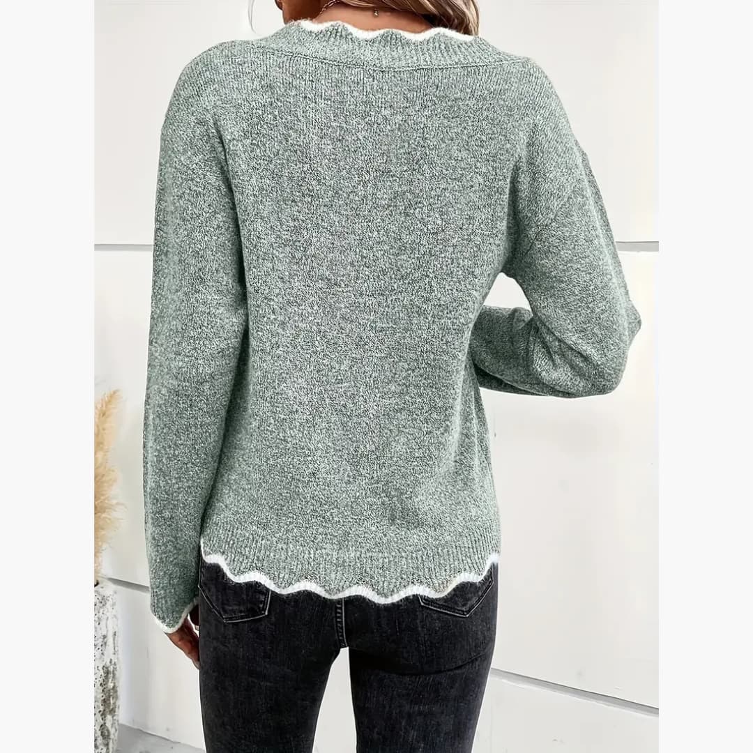 Eleonora - Elegant strikkegenser for kvinner
