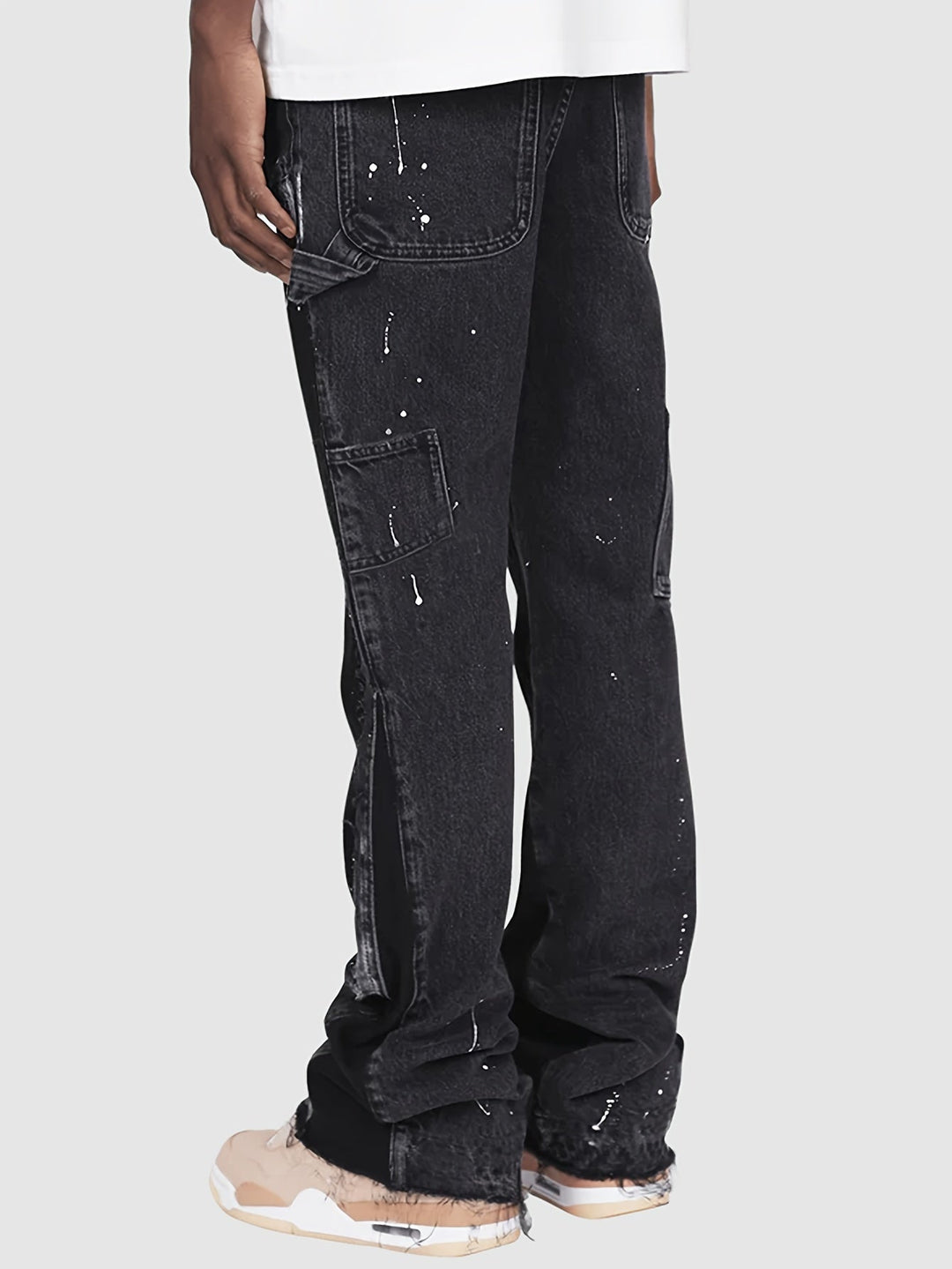 ESKIL - Fargerike denim cargo bukser
