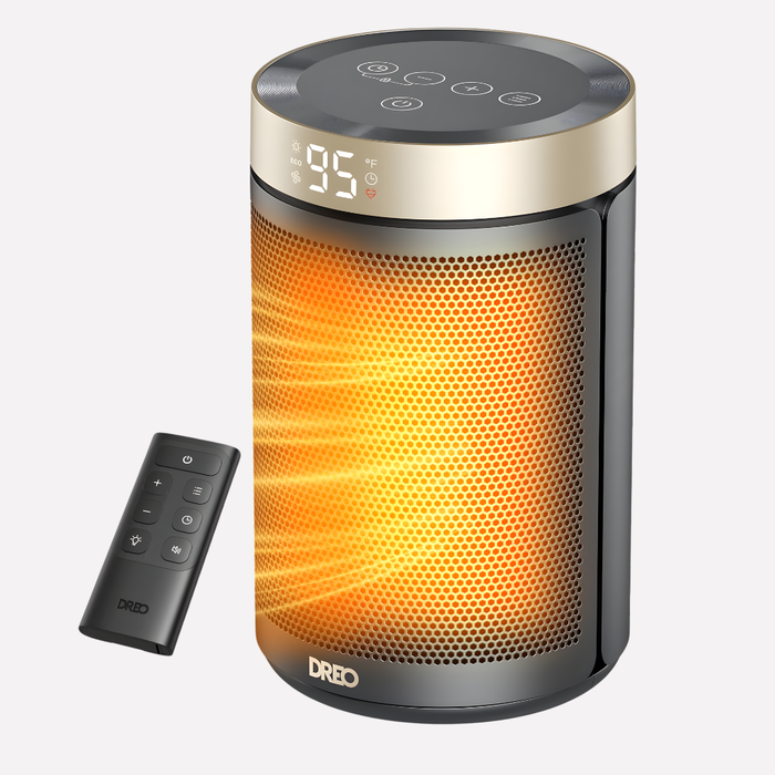 Riscaldatore portatile per interni con termostato e telecomando