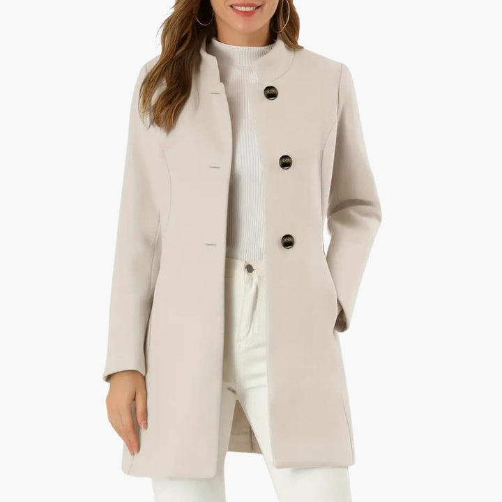 Krista - Elegant Slim Fit-frakk til dame