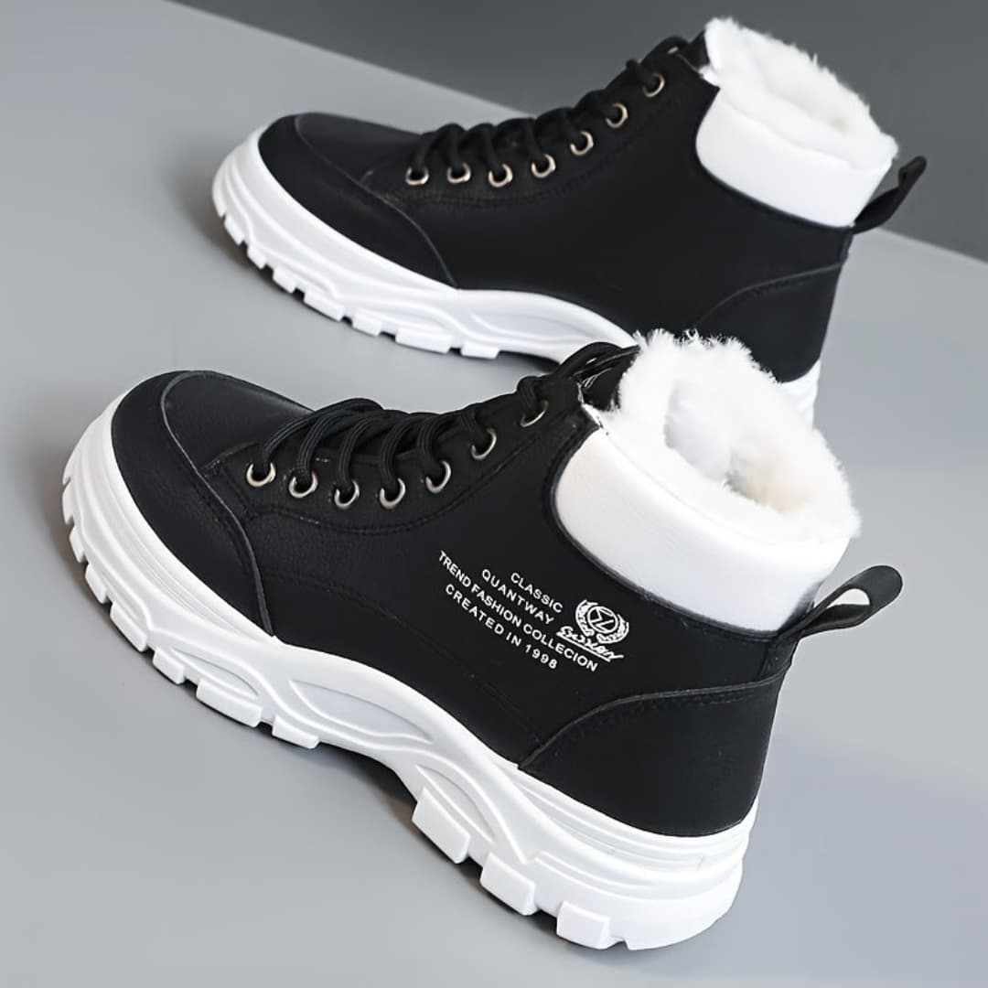 Kvinners Vinter Snøboots Fashion Tykk Såle Sko