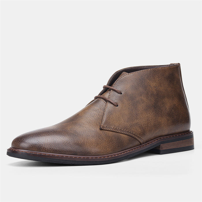 Bottes désert pour homme à lacets et à la silhouette classique