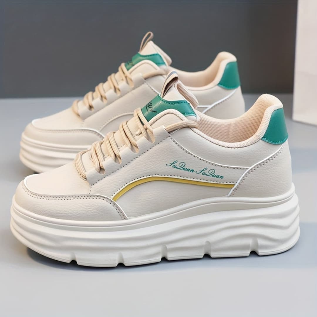 Kvinners Veiløpesko Pustende Plattform Sneakers
