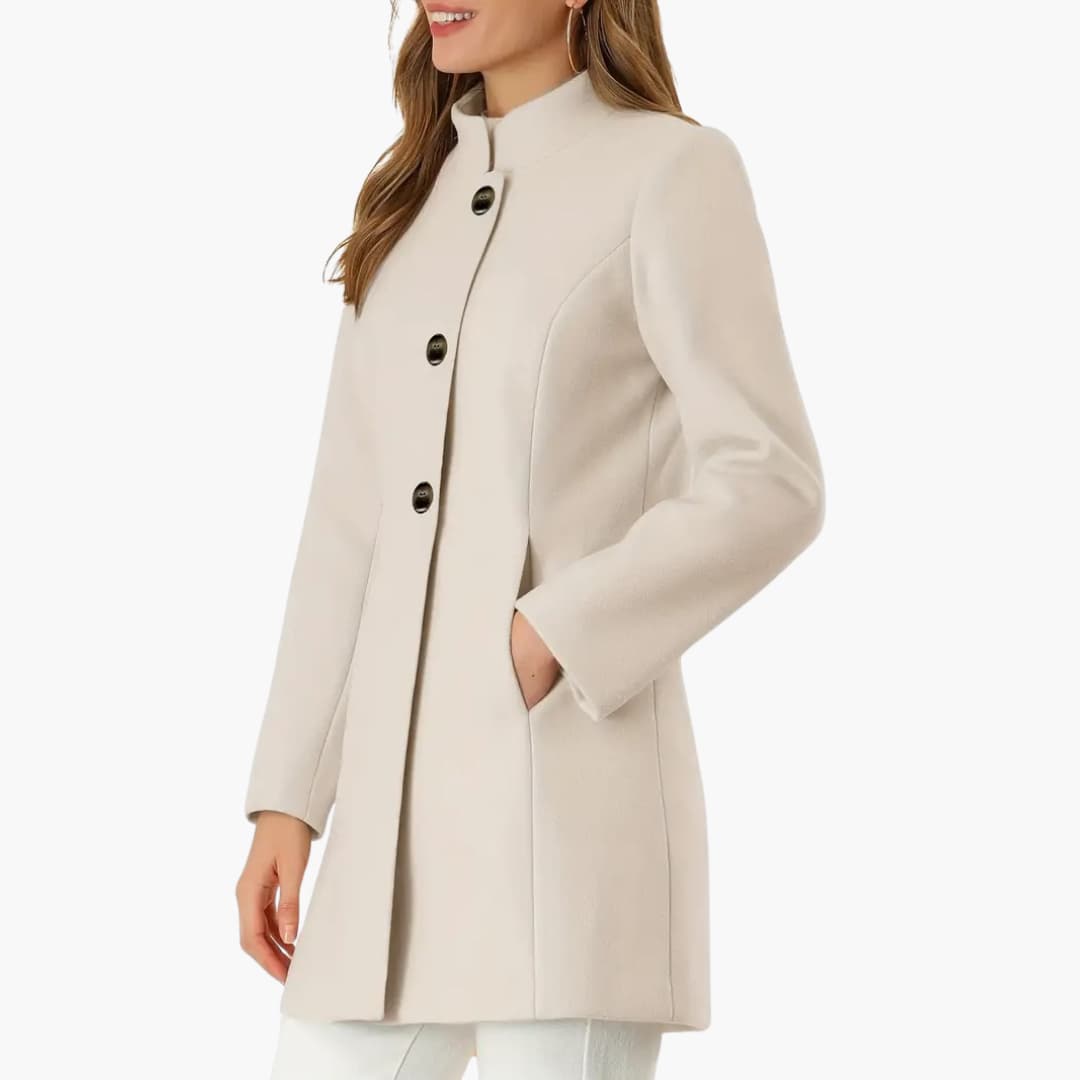 Krista - Elegant Slim Fit-frakk til dame