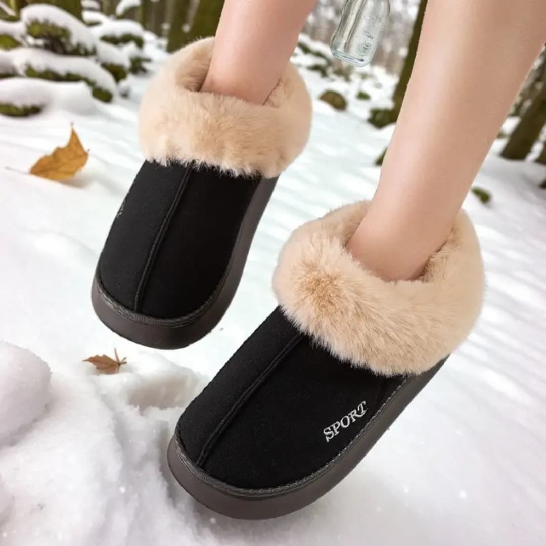 Lara - Dame Varm Plysjforet Snøstøvel