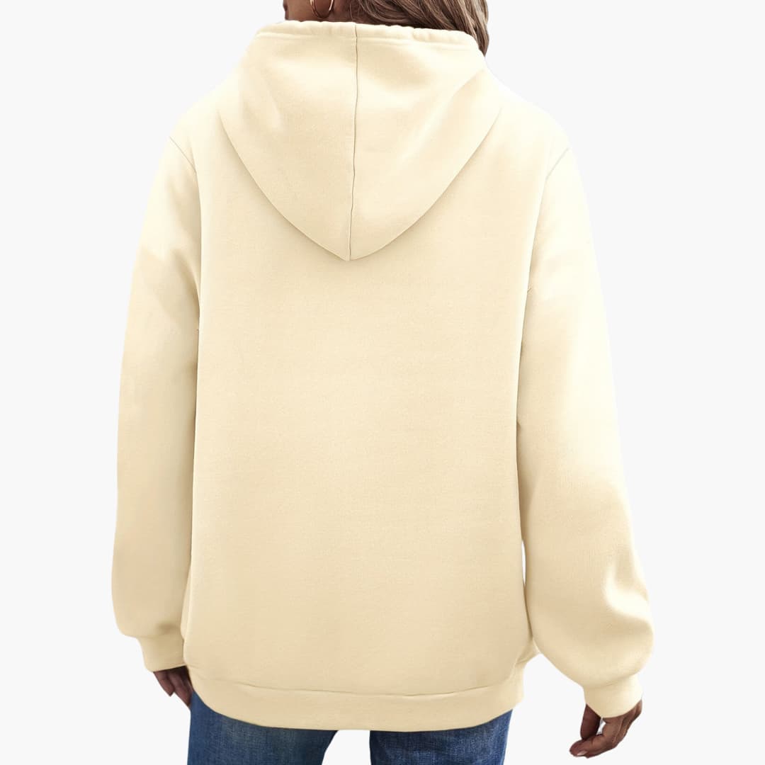 Caroline - Stilig Smile Graphic Hoodie for kvinner