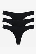 3-Pack Sømløs Tynn Stringtruse | Komfortabelt Undertøy