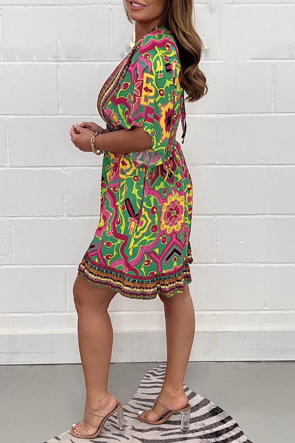 Rachel Jumpsuit med trendy sommertryk