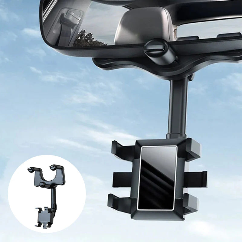 360° Roterbart Bilbakspeiltelefonholder - Multifunksjonell