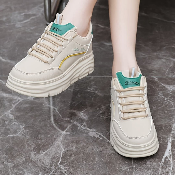 Kvinners Veiløpesko Pustende Plattform Sneakers