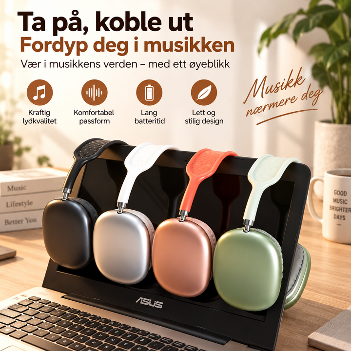 Hodetelefoner - Støyreduserende | Komfort &amp; Stil