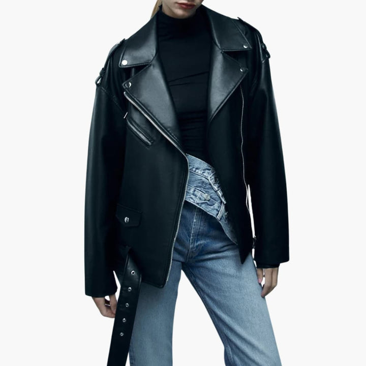 Alexa - Trendy bikerjakke til dame