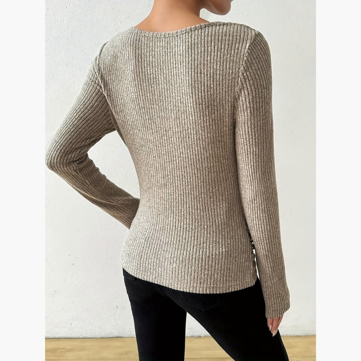 Dominika - Chic uformell turtleneck-skjorte for kvinner