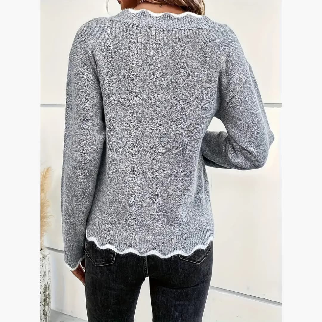 Eleonora - Elegant strikkegenser for kvinner