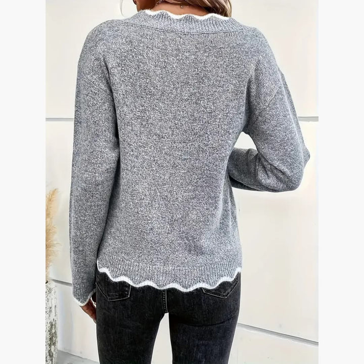 Eleonora - Elegant strikkegenser for kvinner