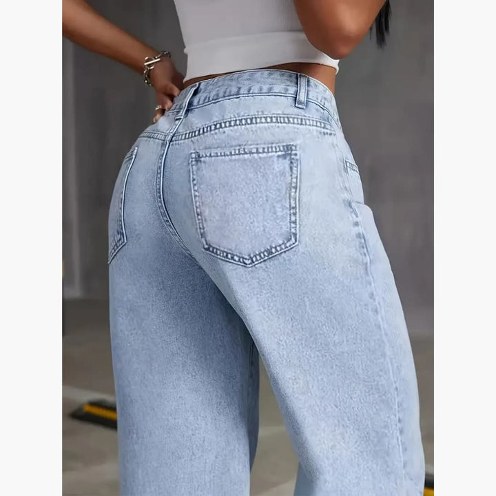 Fanny - Komfortable smale jeans med høy stretch for kvinner