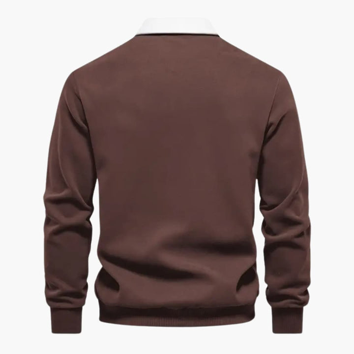 Hans - Stilig Color Block-genser for menn