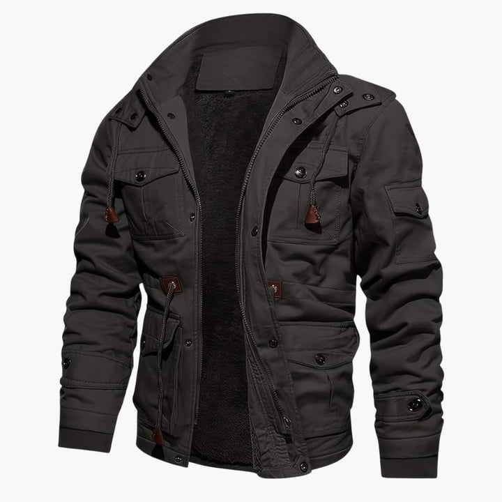Baptiste - Varm fleecejakke med lommer for menn