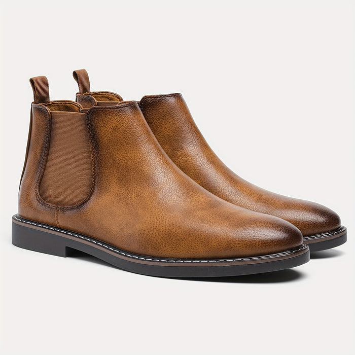 Chelsea boots da uomo con pannelli laterali elasticizzati