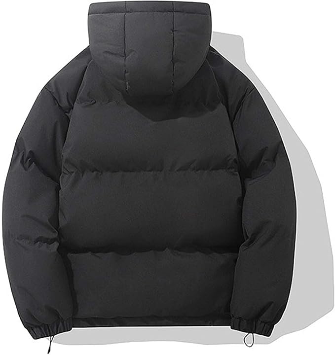 Dame Varm Vinterjakke med Hætte og Klassisk Design