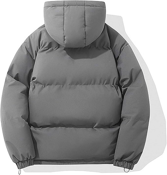 Dame Varm Vinterjakke med Hætte og Klassisk Design