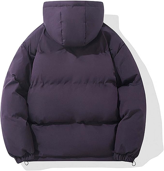 Dame Varm Vinterjakke med Hætte og Klassisk Design