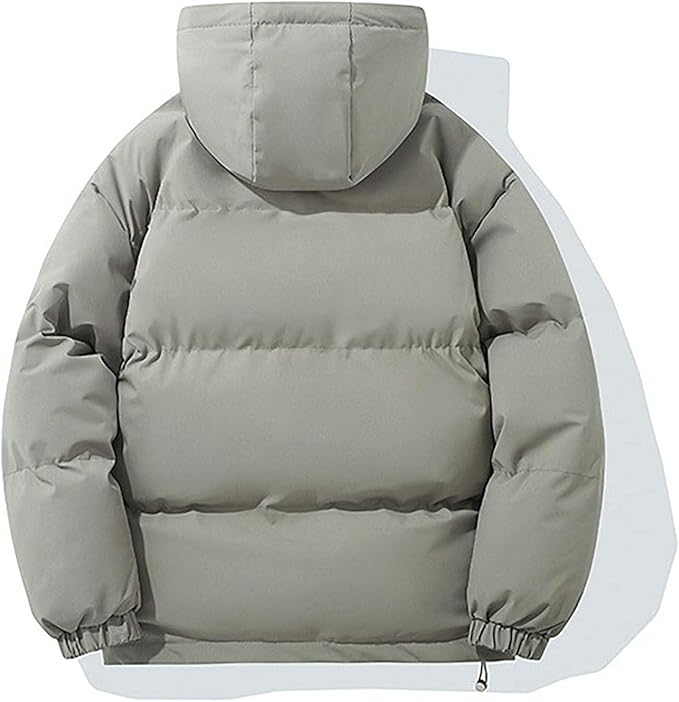 Dame Varm Vinterjakke med Hætte og Klassisk Design