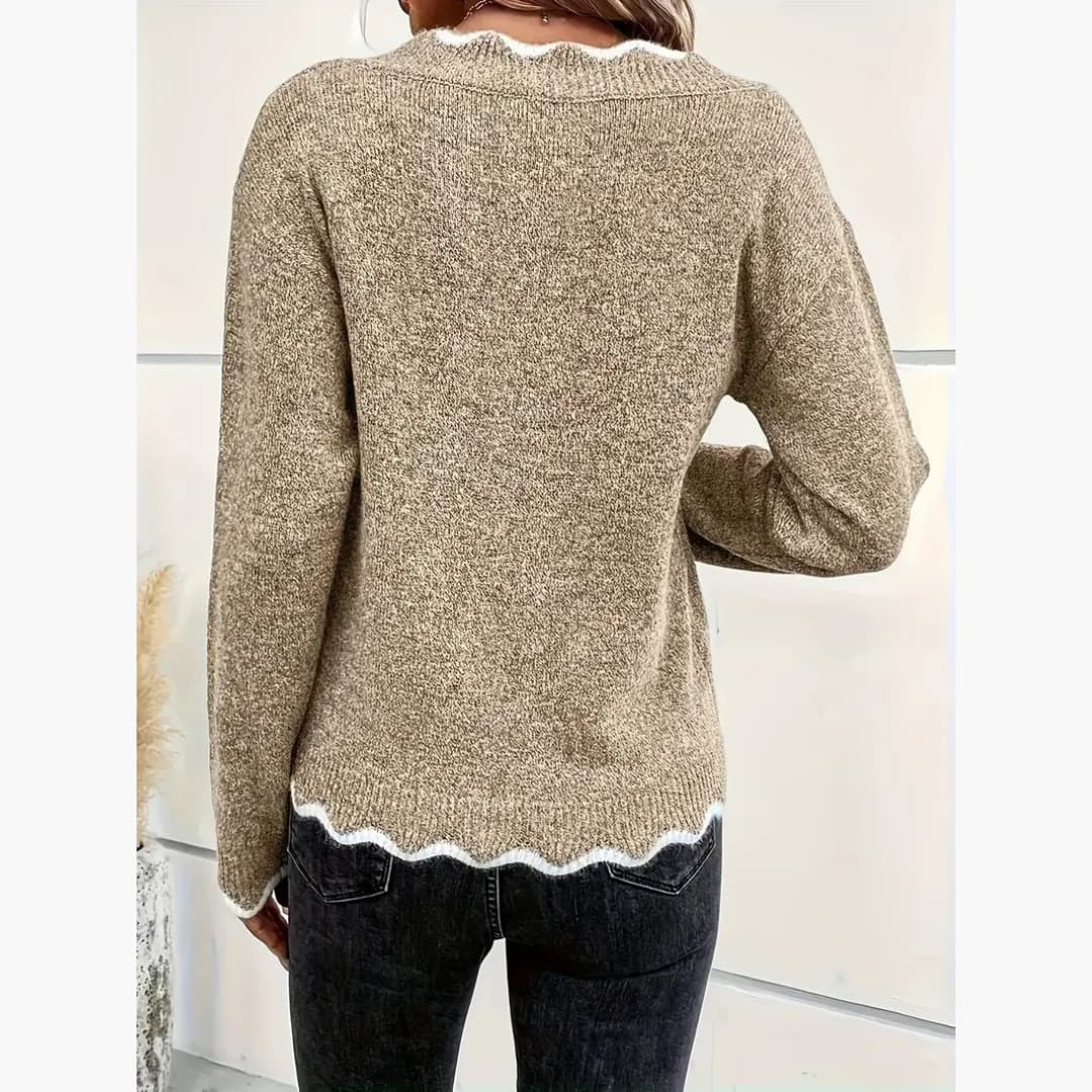 Eleonora - Elegant strikkegenser for kvinner