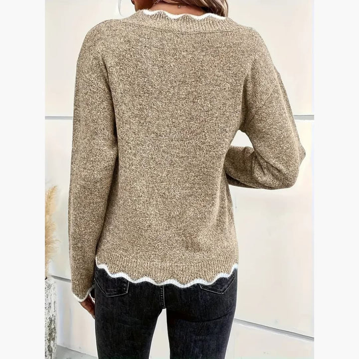 Eleonora - Elegant strikkegenser for kvinner