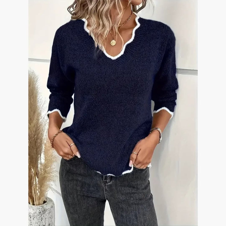 Eleonora - Elegant strikkegenser for kvinner