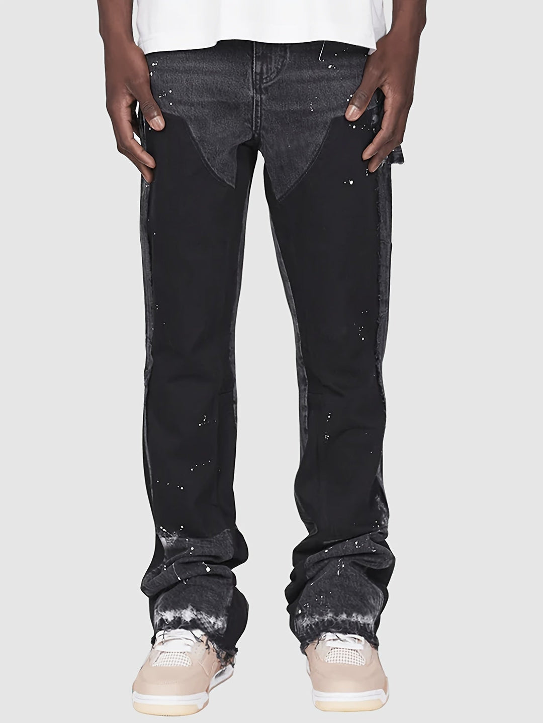 ESKIL - Fargerike denim cargo bukser
