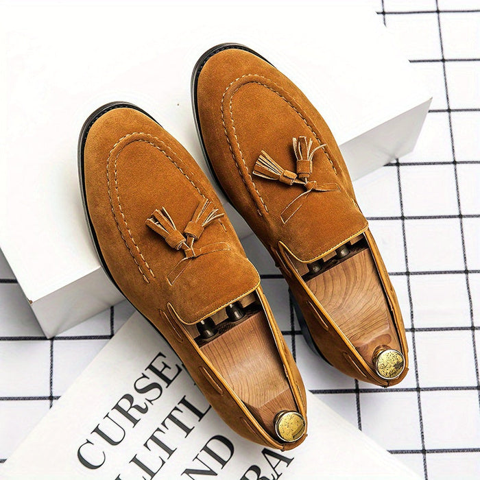 Herre Loafers med Kvast Slip-On Stil til Formelle Lejligheder