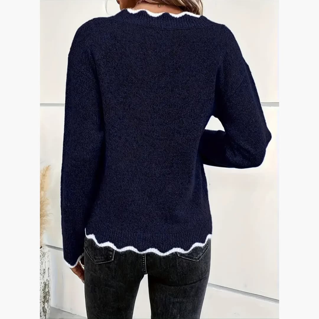 Eleonora - Elegant strikkegenser for kvinner